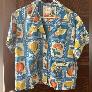 BDG Urban Outfitters Citrus Fruit Print Shirt